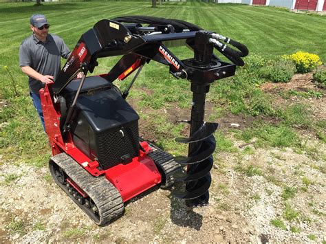 mini skid steer auger attachment